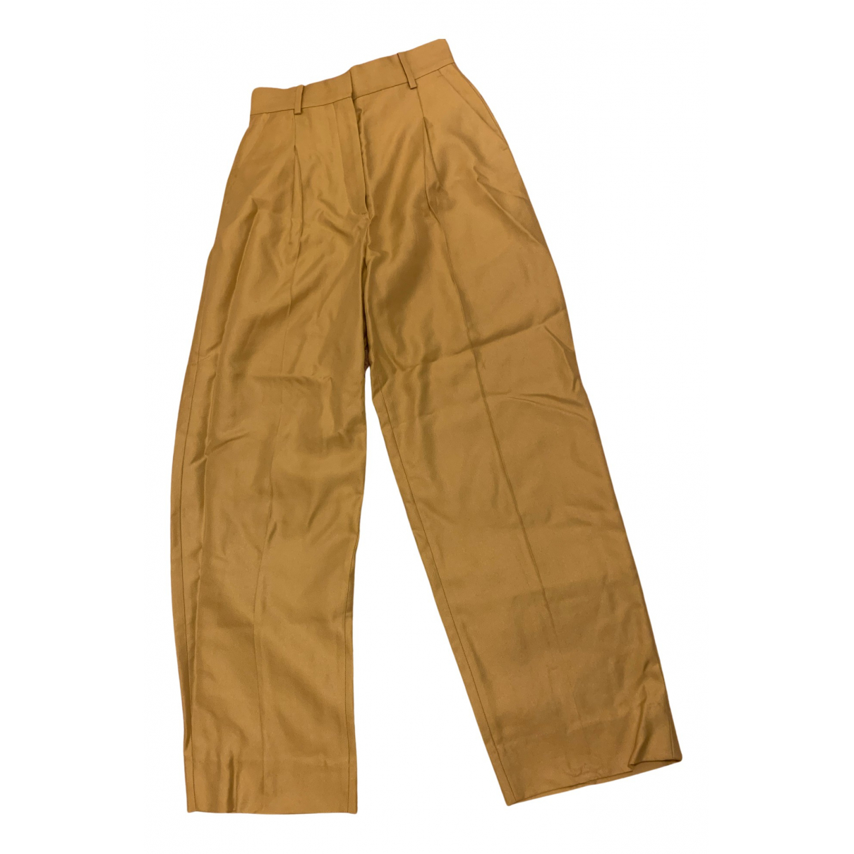 Spring summer 2021 trousers Sandro Gold 